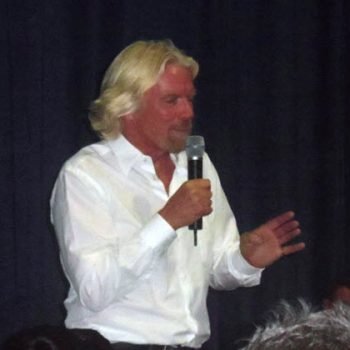 Sir Richard Branson - world famous entrepreneur and founder of Virgin