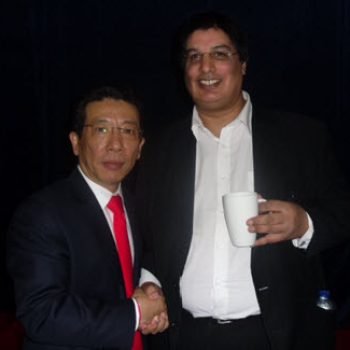 Harmesh Mal with Tom Hua